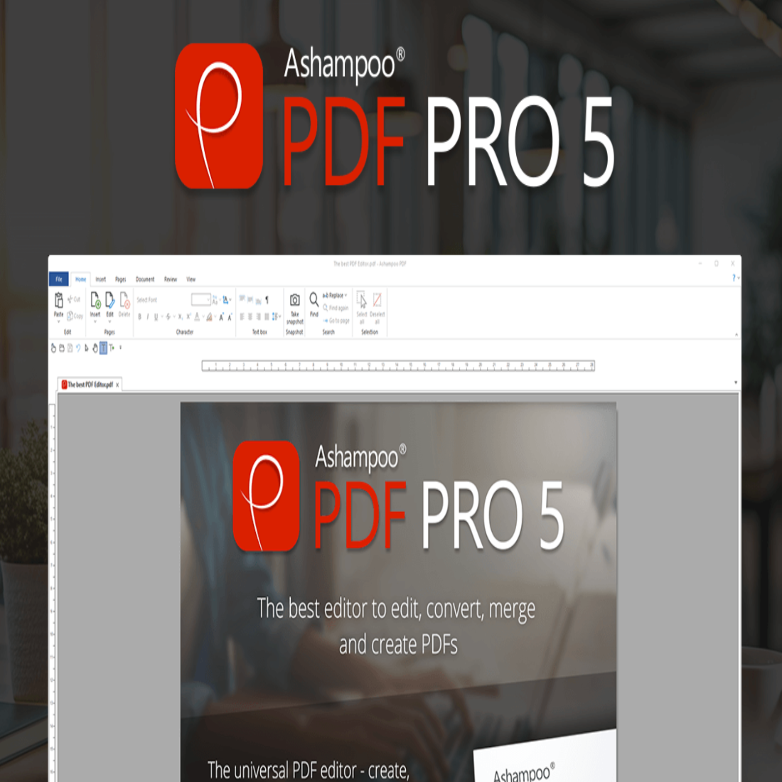 Ashampoo PDF Pro 5 editing interface Ashampoo PDF Pro 5 PDF to Word conversion Ashampoo PDF Pro 5 document protection settings Ashampoo PDF Pro 5 page management tools Ashampoo PDF Pro 5 digital signature feature