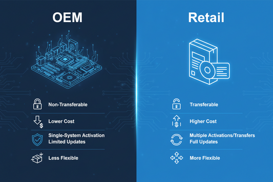 OEM vs Retail Software Licenses