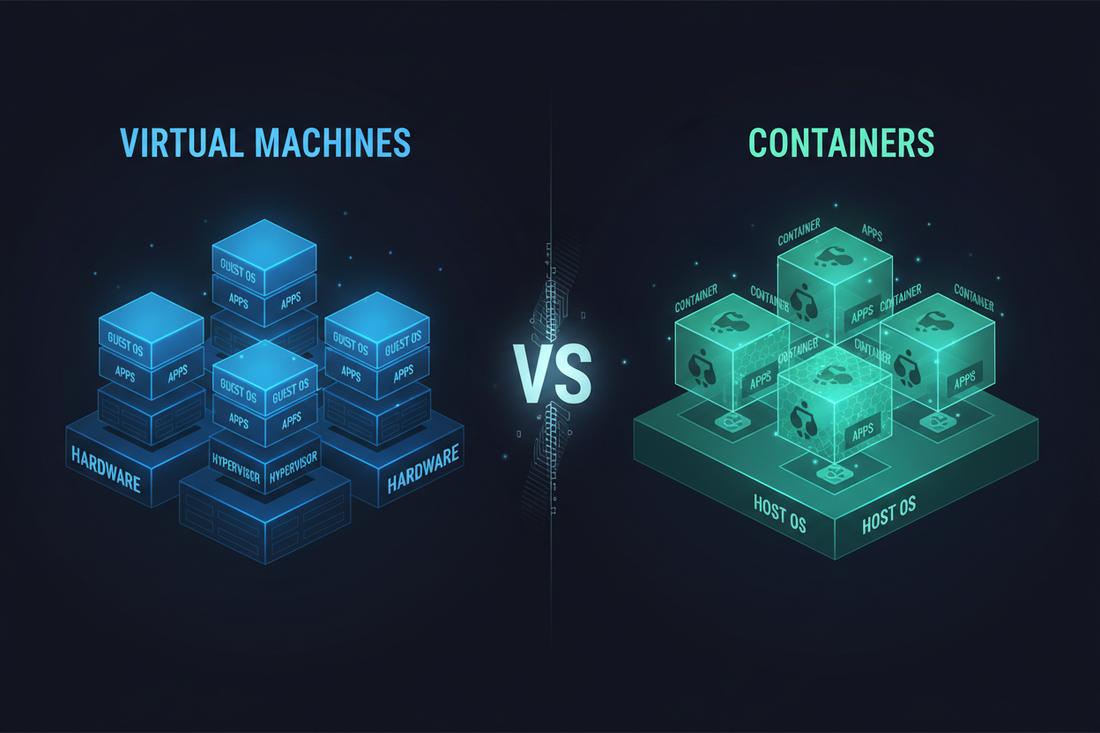 Compare virtualization vs containers and learn