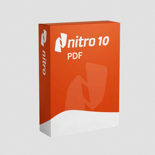 Nitro PDF Pro 10 Lifetime digital license for 5 Windows PCs for PDF editing and management